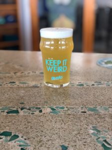 Gusto Brewing Company - Keep it Weird Pint Glass