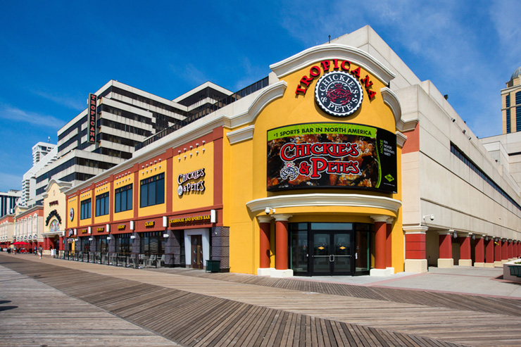 Exterior of Chickie's and Pete's Tropicana - One of the 5 Best Beer Bars in Atlantic City