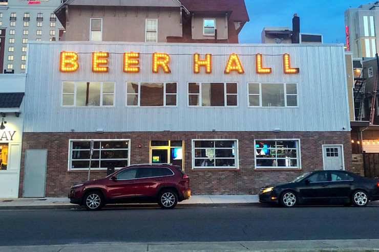 Exterior of the Tennessee Ave Beer Hall - One of the 5 Best Beer Bars in Atlantic City