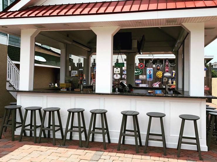 Outdoor Bar at Goodnight Irene's, Wildwood New Jersey