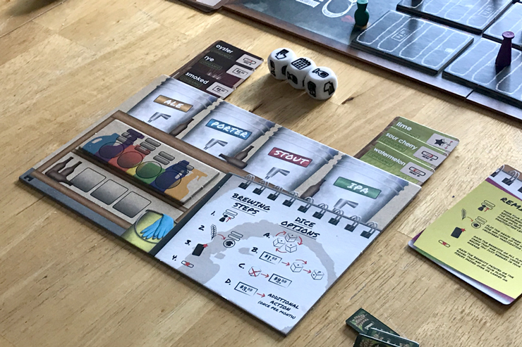 Beer Themed Games: Homebrewers by Greater Than Games - Player Garage