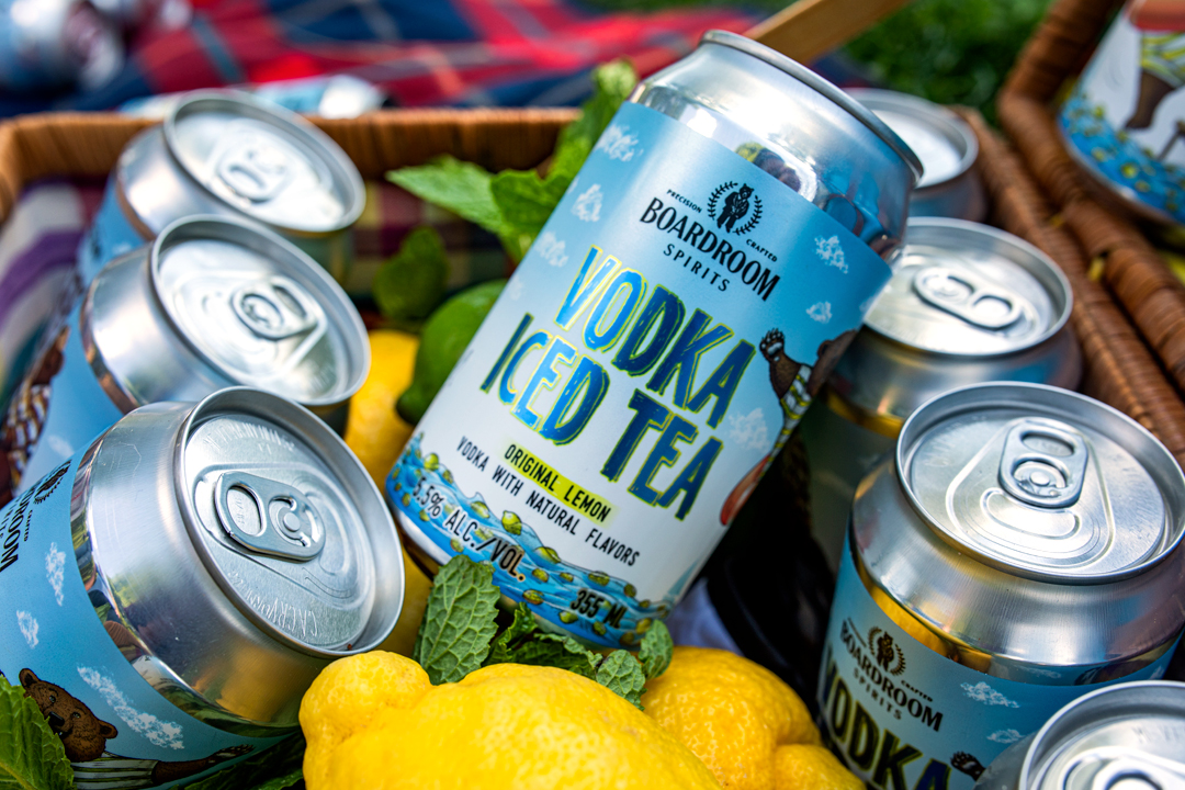 Boardroom Vodka Iced Tea in Cans
