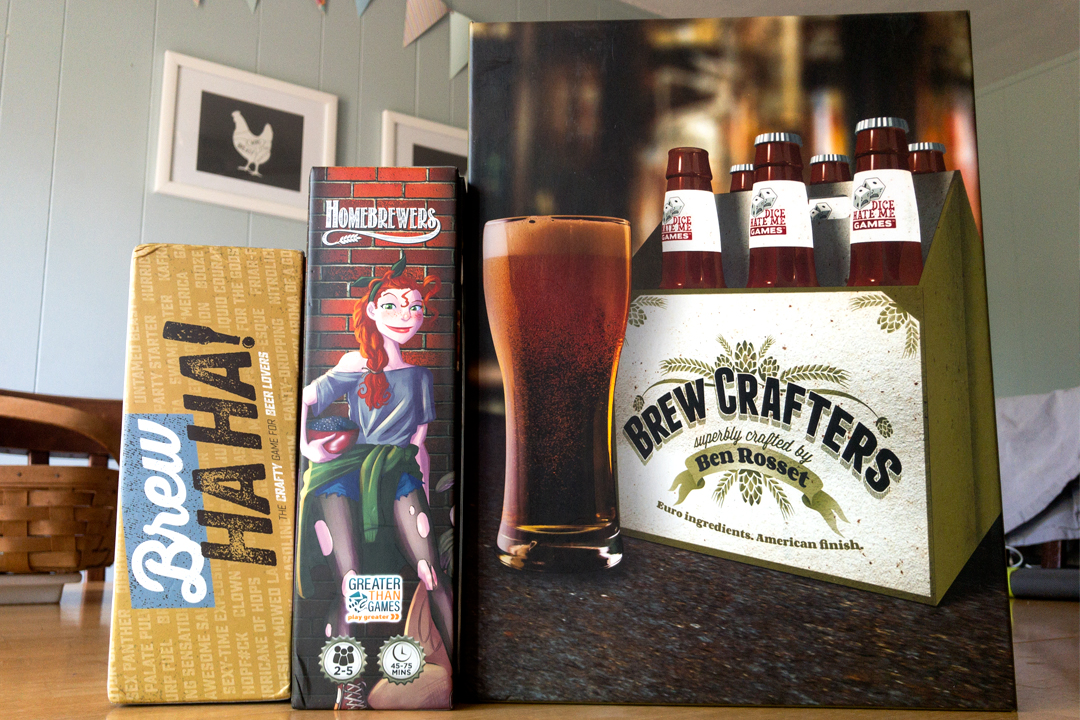 3 Fun Beer Themed Games - Brew Ha! Ha!, Hombrewers, and Brew Masters