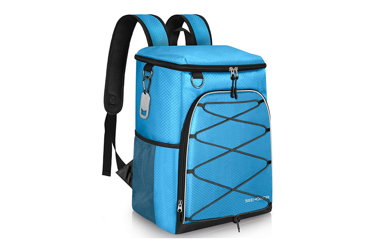 SEEHONOR 25-Can Insulated Backpack Cooler