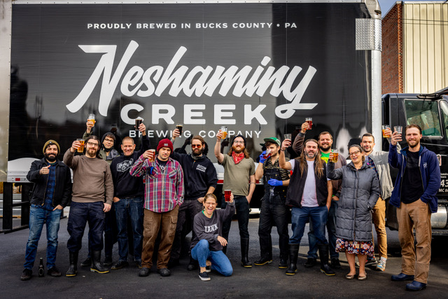 Neshaminy Creek Brewing Co. New Logo on Truck