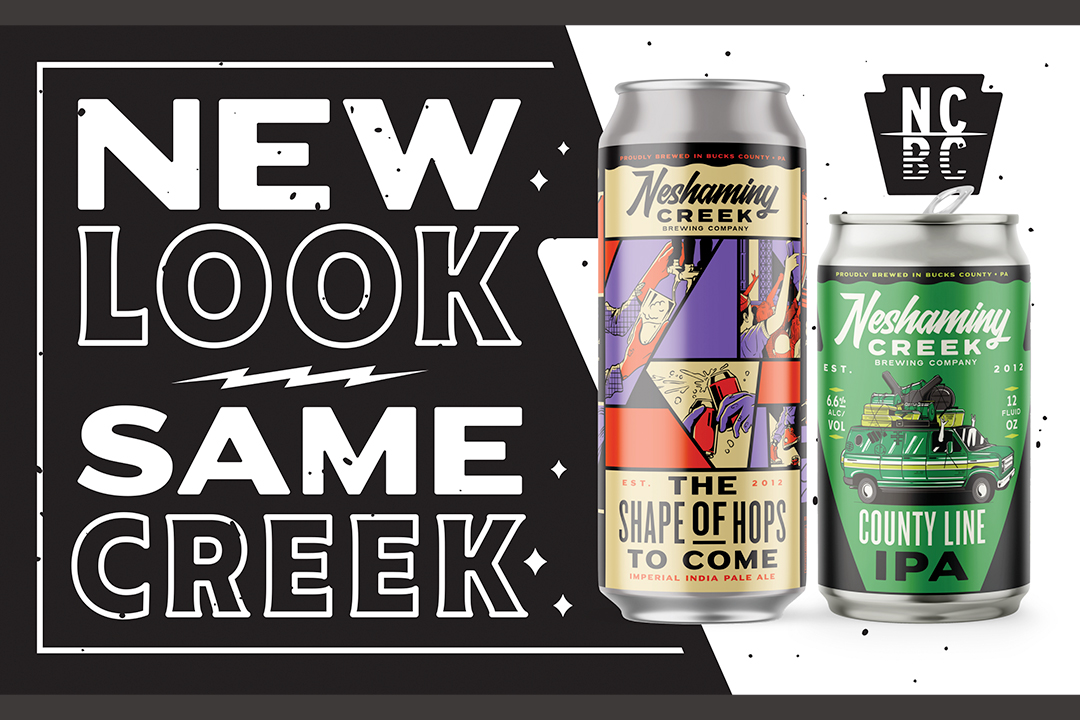 Neshaminy Creek Brewing Co. New Branding and Packaging