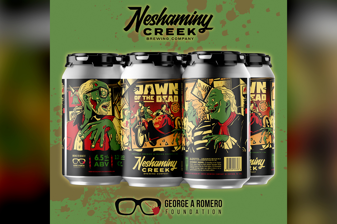 Neshaminy Creek Brewing is back again with another unique collaboration - this time with the George A. Romero Foundation! JAWN of the Dead
